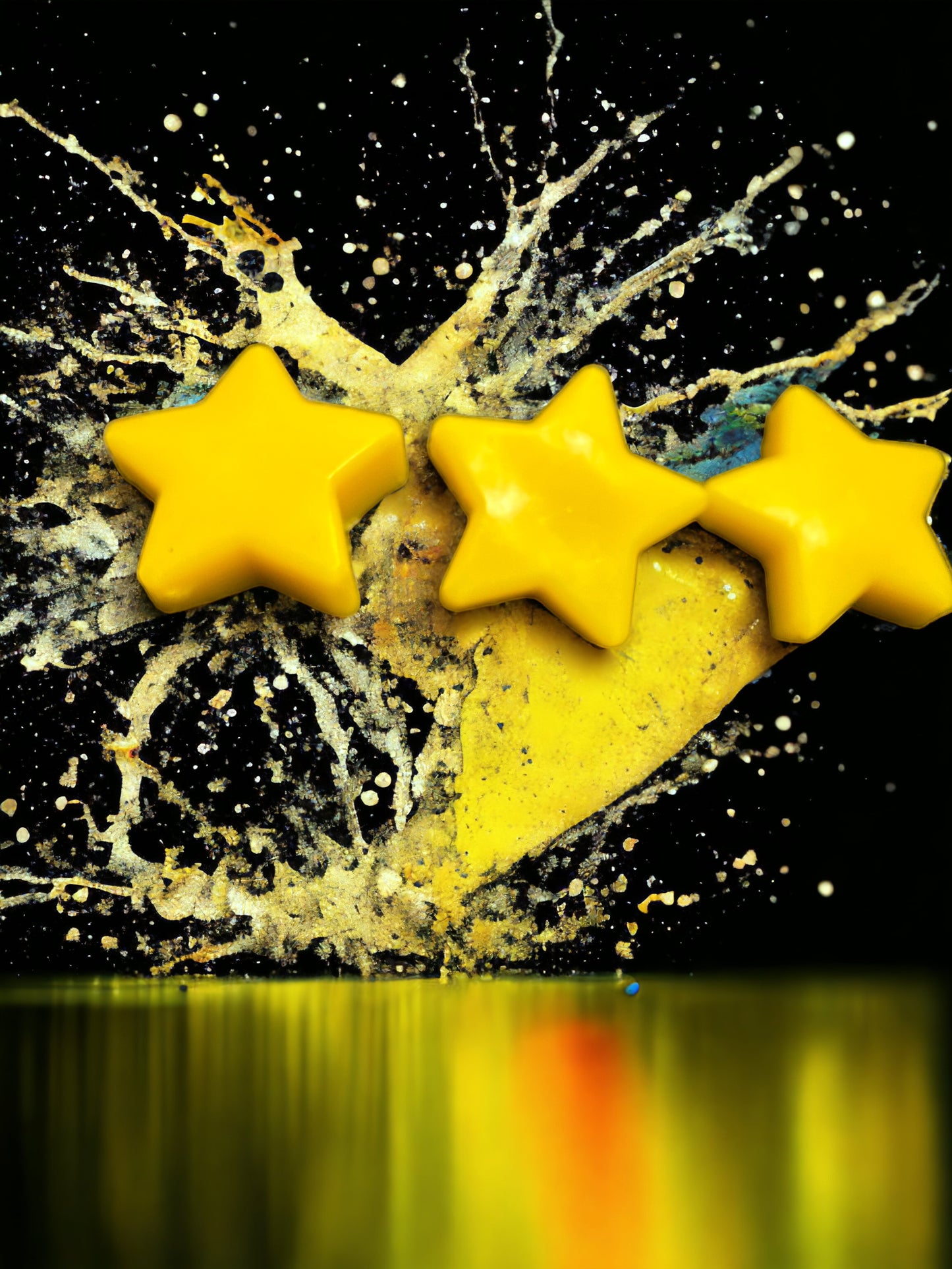 Beacon of light Star- shaped candles