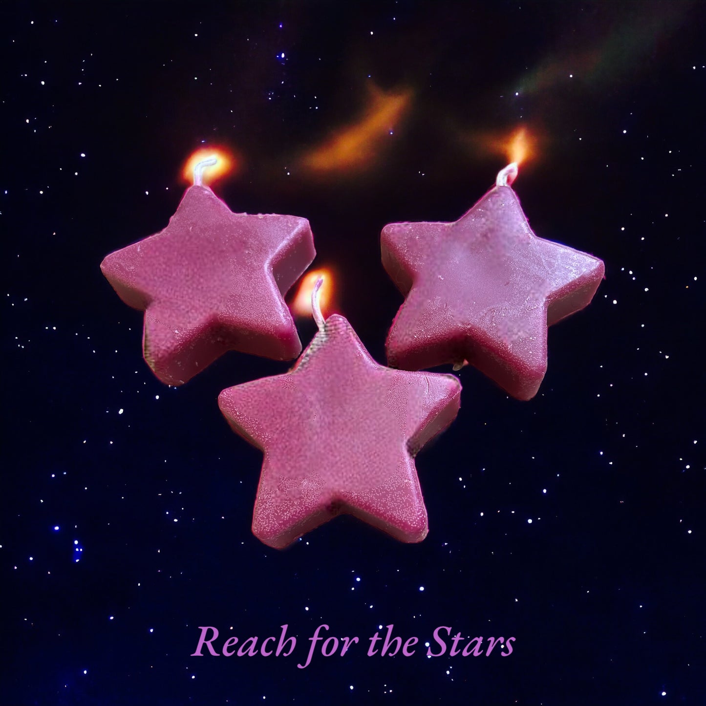 Beacon of light Star- shaped candles